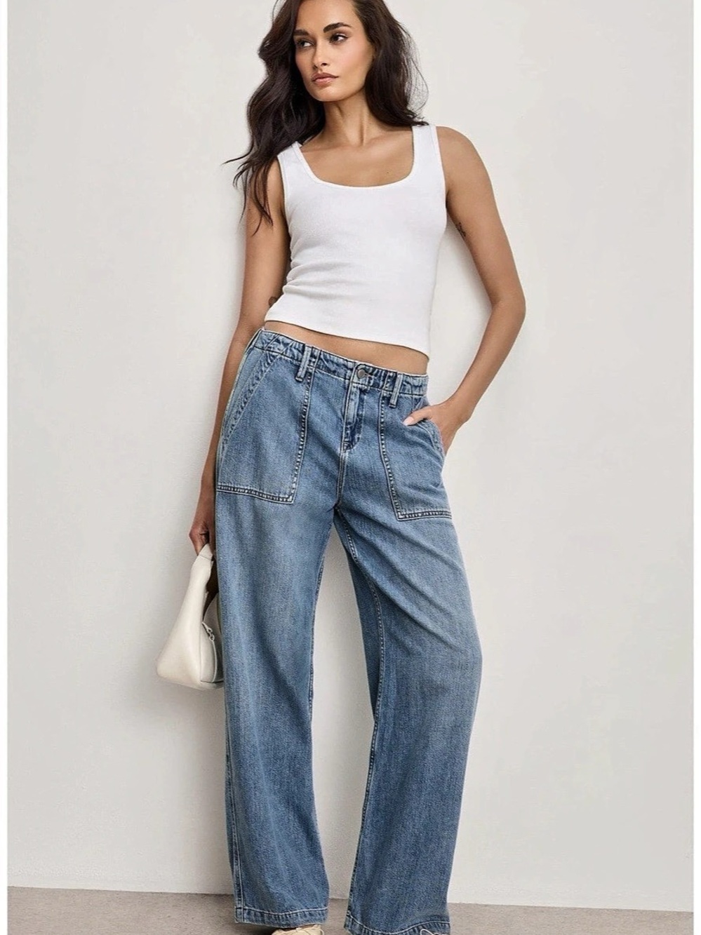 Good American Lite Drawstring Jeans - size 18 Plus. New with Tags